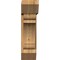 Ekena Millwork Olympic Slat Rough Sawn Bracket w/ Offset Brace, Western Red Cedar, 8"W x 26"D x 30"H BKT0806X26X30OLY06RWR - alternate 3